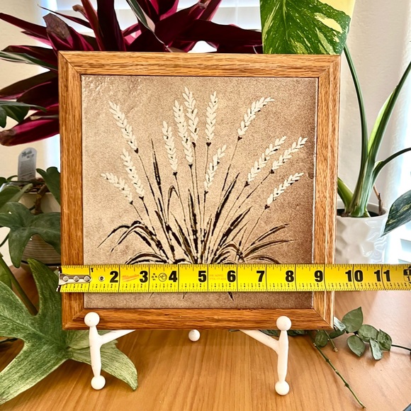 Vintage Tile & Wood Trivet Made in Italy - Picture 4 of 6